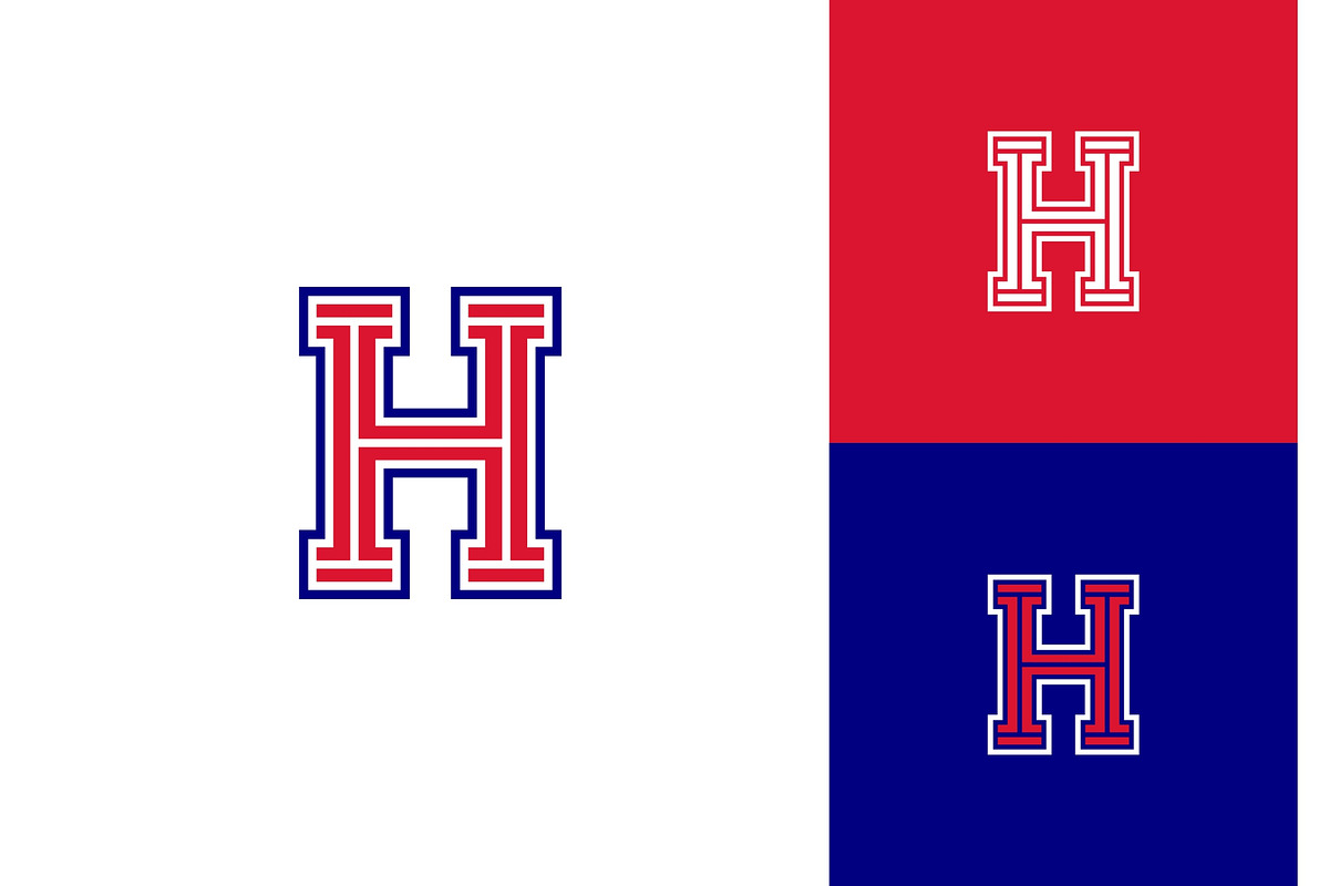 Letter H Sport Team League Logo, a Branding & Logo Template by ika trisiana (Photo 2 of 2)