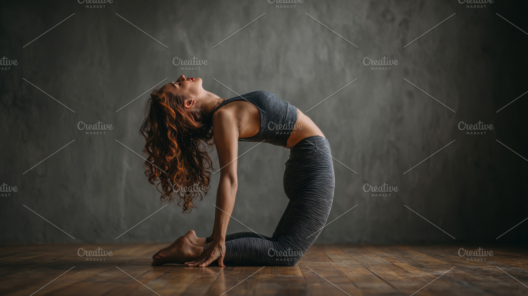 Person practicing camel pose in yoga, a Photo by Beautiful things