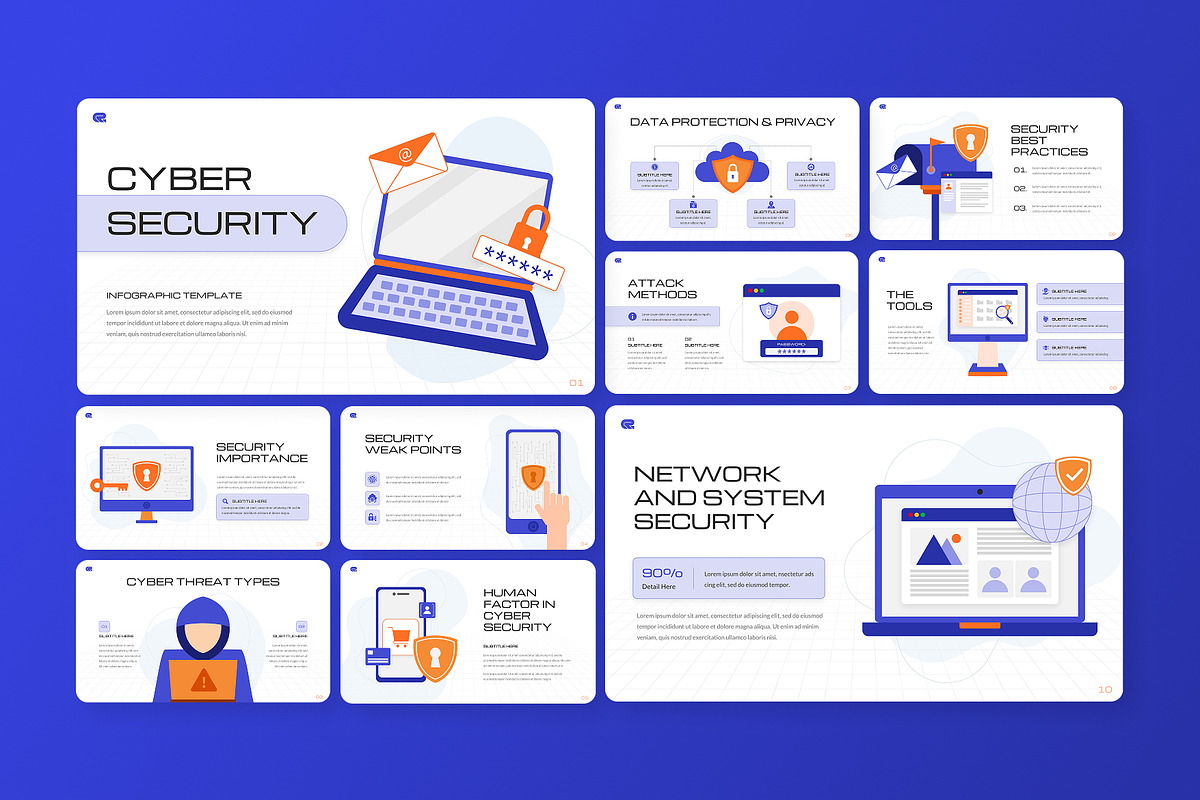 Cyber Security & Data Protection GSL, a Presentation Template by Antstheme (Photo 3 of 4)