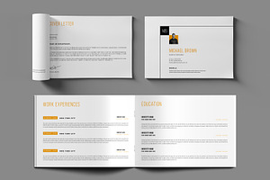 Resume Booklet Landscape