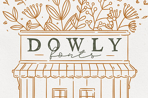 Dowly Font, a Handwritten Font by Anna