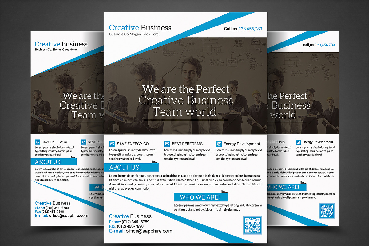 Business Flyer Print Templates, a Flyer Template by AfzaalGraphics (Photo 1 of 4)