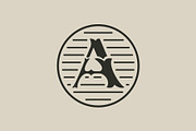 Letter A Vintage Rustic Western Logo, a Branding & Logo Template by Buqancreative (Thumbnail 2 of 3)