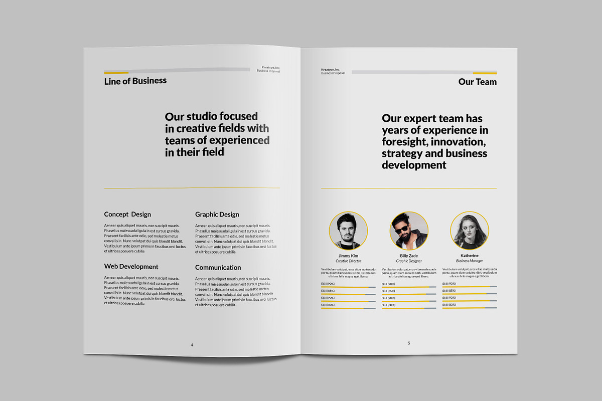 Kreatype Proposal, a Brochure Template by Kreatype Studio (Photo 7 of 15)