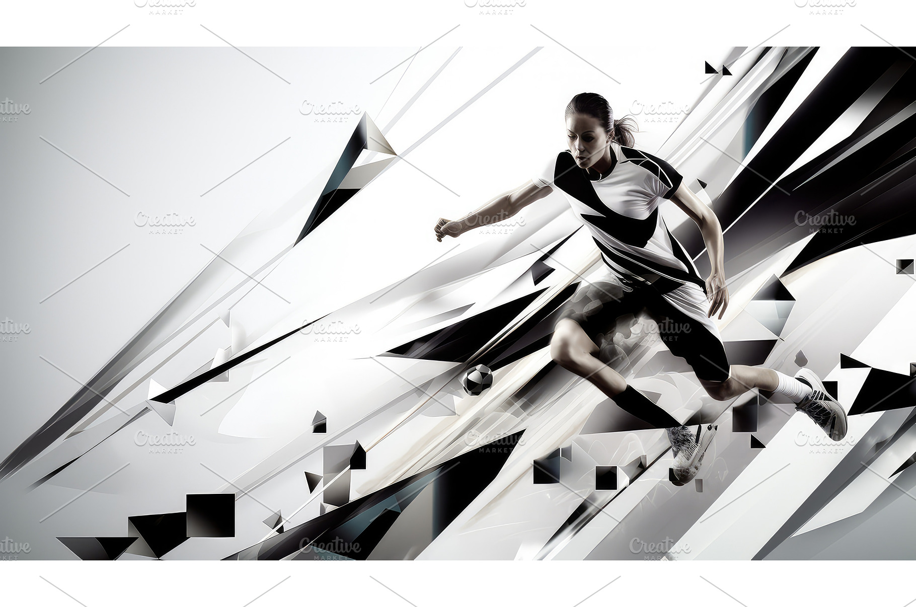 vibrant abstract sport background ai, a Sports & Recreation Photo by pikepicture