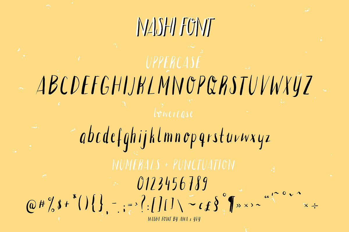 Nashi - Handwritten Quote Font, a Font by ana & yvy (Photo 5 of 7)