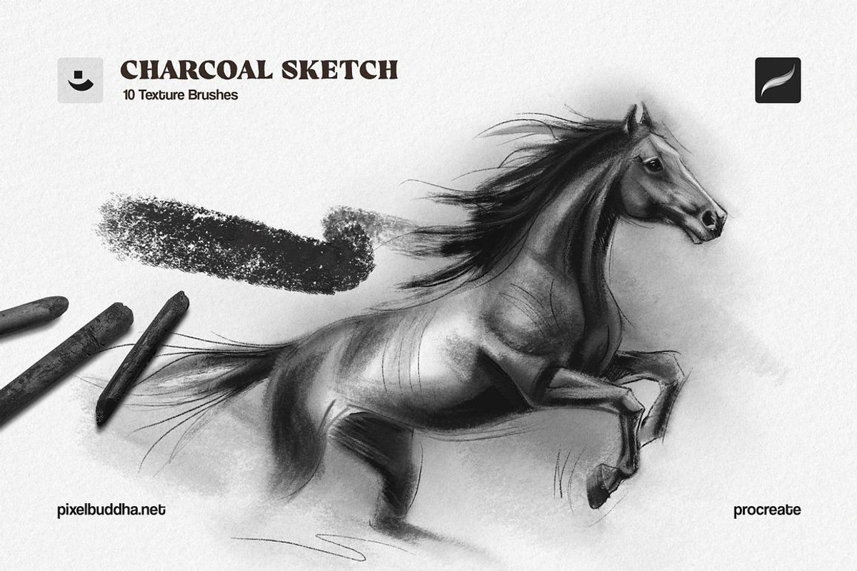 12-in-1 Procreate Brushes Bundle, a Brush Add-On by pixelbuddha.net (Photo 9 of 15)