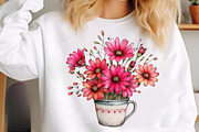 Spring daisy flower clipart, an Illustration by SinaCreation (Thumbnail 8 of 11)