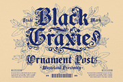 Black Kiyrand Typeface, a Blackletter Font by alit design (Thumbnail 6 of 17)