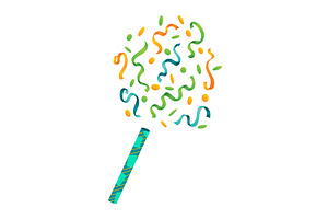 Party popper icon. Holiday, an Object Illustration by Things for designers