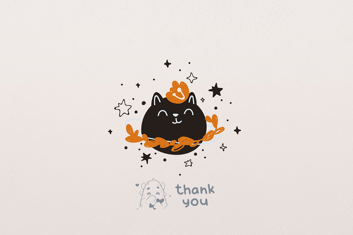 Space. Little astronauts, an Animal Illustration by tata_ota (Photo 13 of 13)