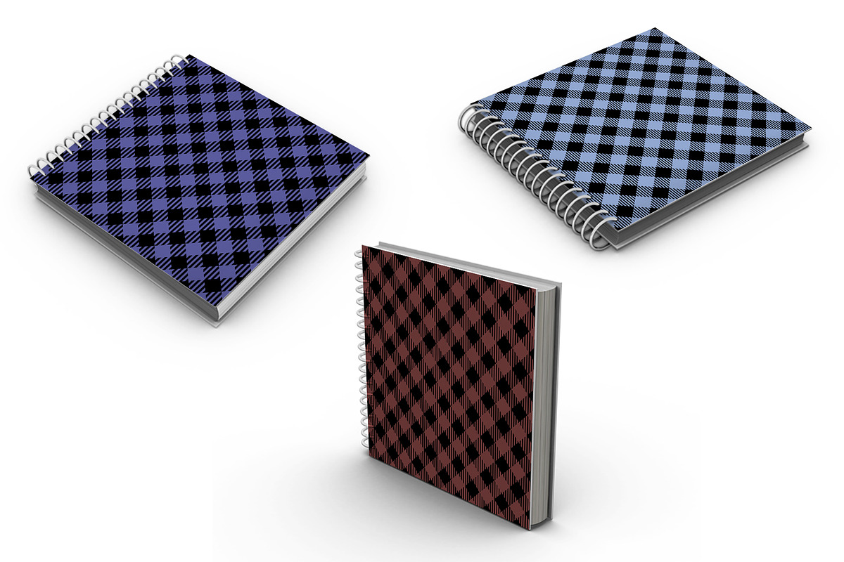 Set Lumberjack Plaid Pattern, a Pattern Graphic by Vectorchoice (Photo 6 of 8)