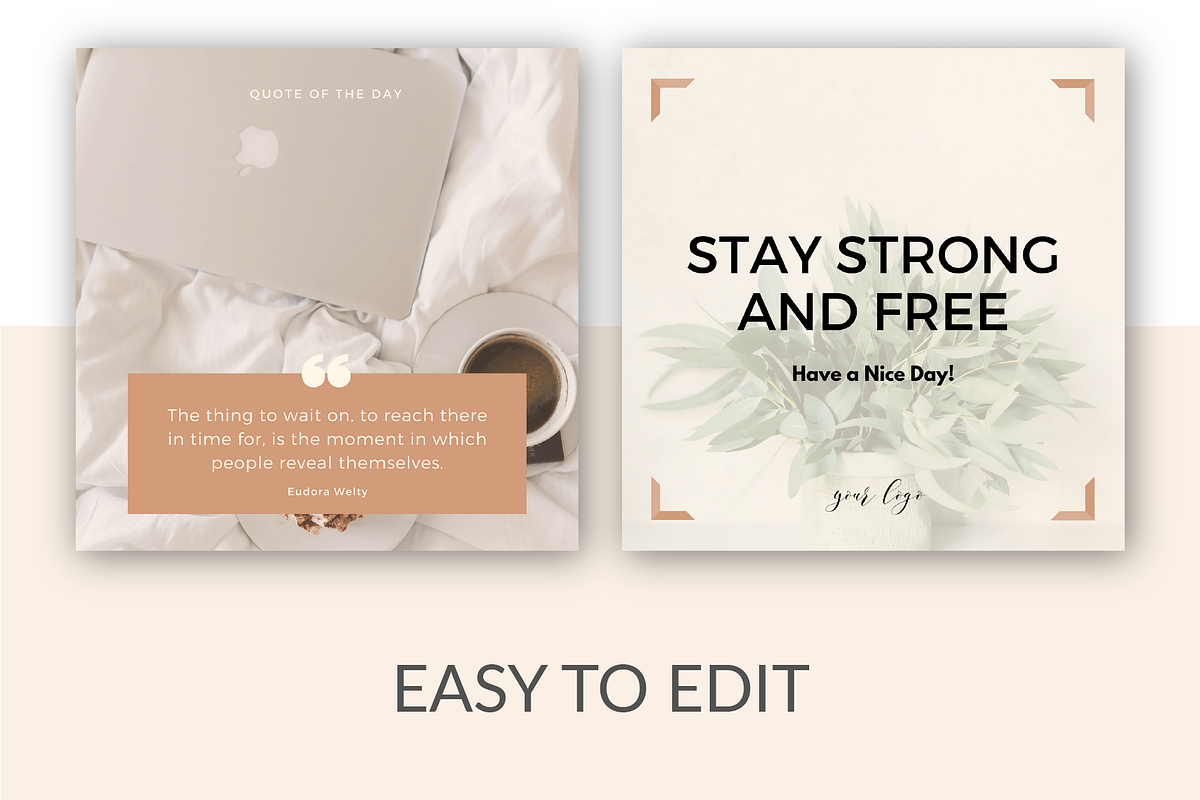 30 Instagram Canva DIY Templates, a Social Media Template by Just Arpi Design Agency (Photo 6 of 6)