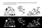 Falling and getting back up - vector, a Person Illustration by Renée from Studio neetje (Thumbnail 4 of 4)