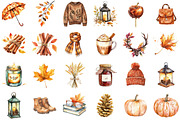 Autumn Aesthetic Elements Clipart, an Illustration by Sublimation Artist (Thumbnail 2 of 6)
