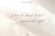 Juliette – Romantic Wedding Script, a Script Font by Blessed Print (Thumbnail 9 of 34)