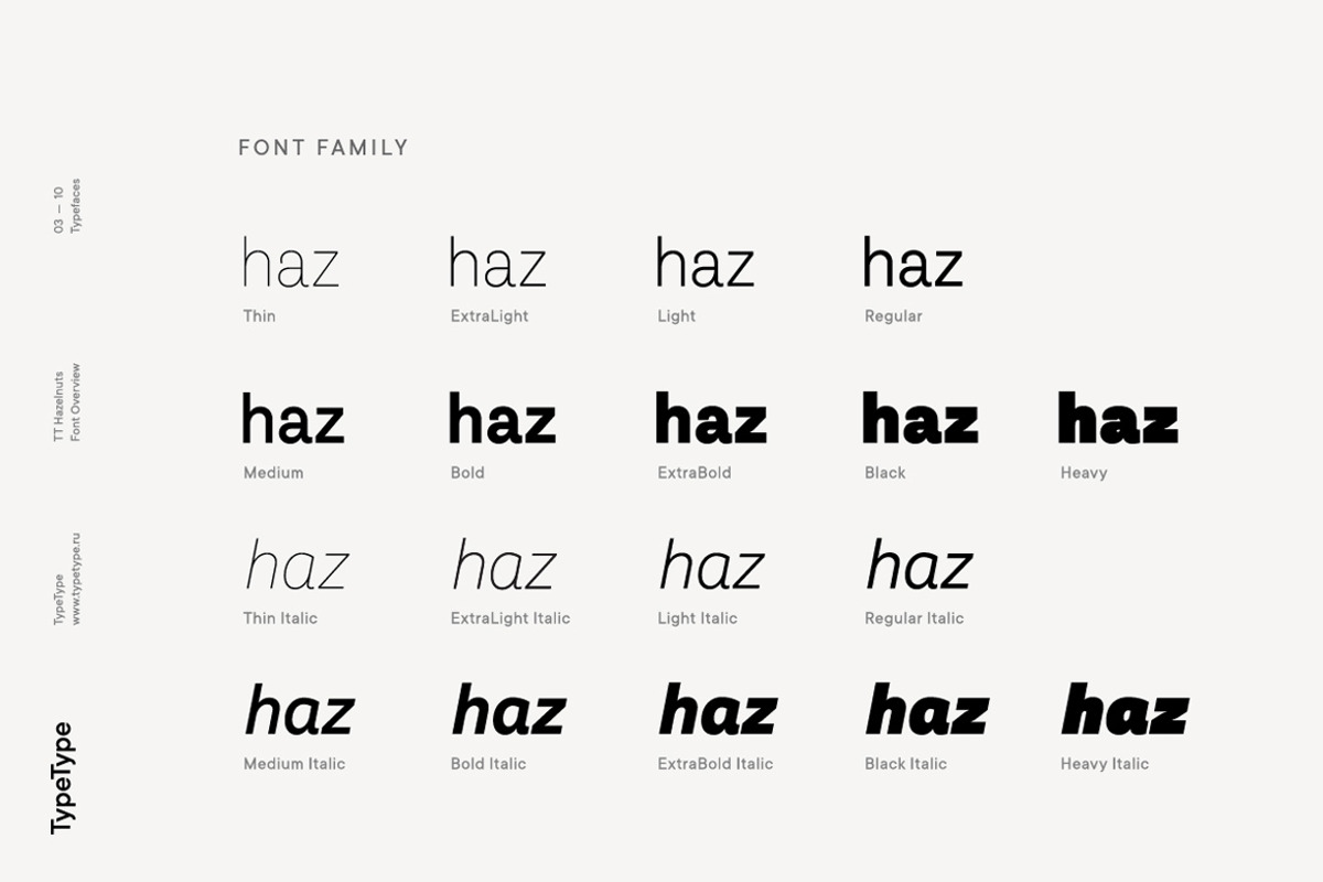 TT Hazelnuts, a Sans Serif Font by TypeType (Photo 3 of 11)