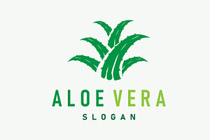 Aloe Vera Logo Design Simple, a Branding & Logo Template by Maylianaw28