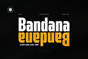 Bandana - Modern Sans Serif Font, a Sans Serif Font by TypeLogue (Thumbnail 1 of 5)