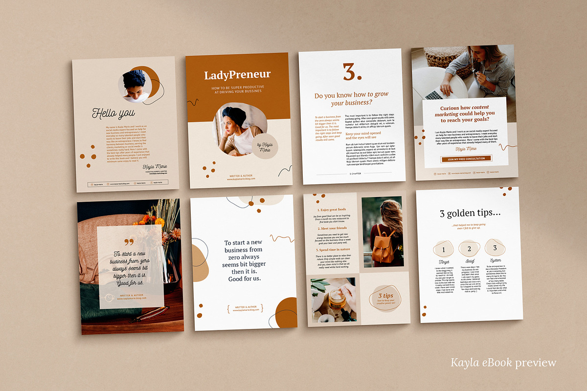 4 in 1 Course Creator Super Bundle K, a Magazine Template by Mirazz (Photo 22 of 44)