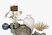 decorative set 01, an Object 3D Model by 3dcruz (Thumbnail 7 of 8)