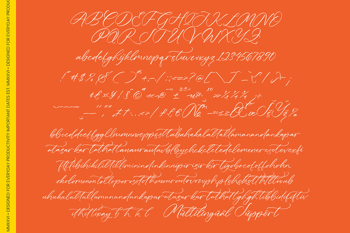 Silky Crystal Elegant Handwritten, a Script Font by Letterena Studios Script (Photo 10 of 10)