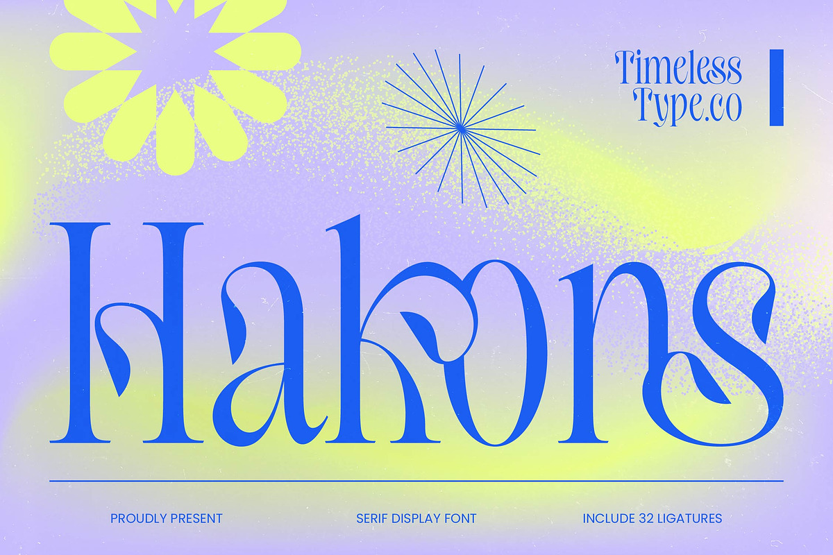 Hakons Serif Display Font, a Serif Font by timelesstype.co (Photo 1 of 10)