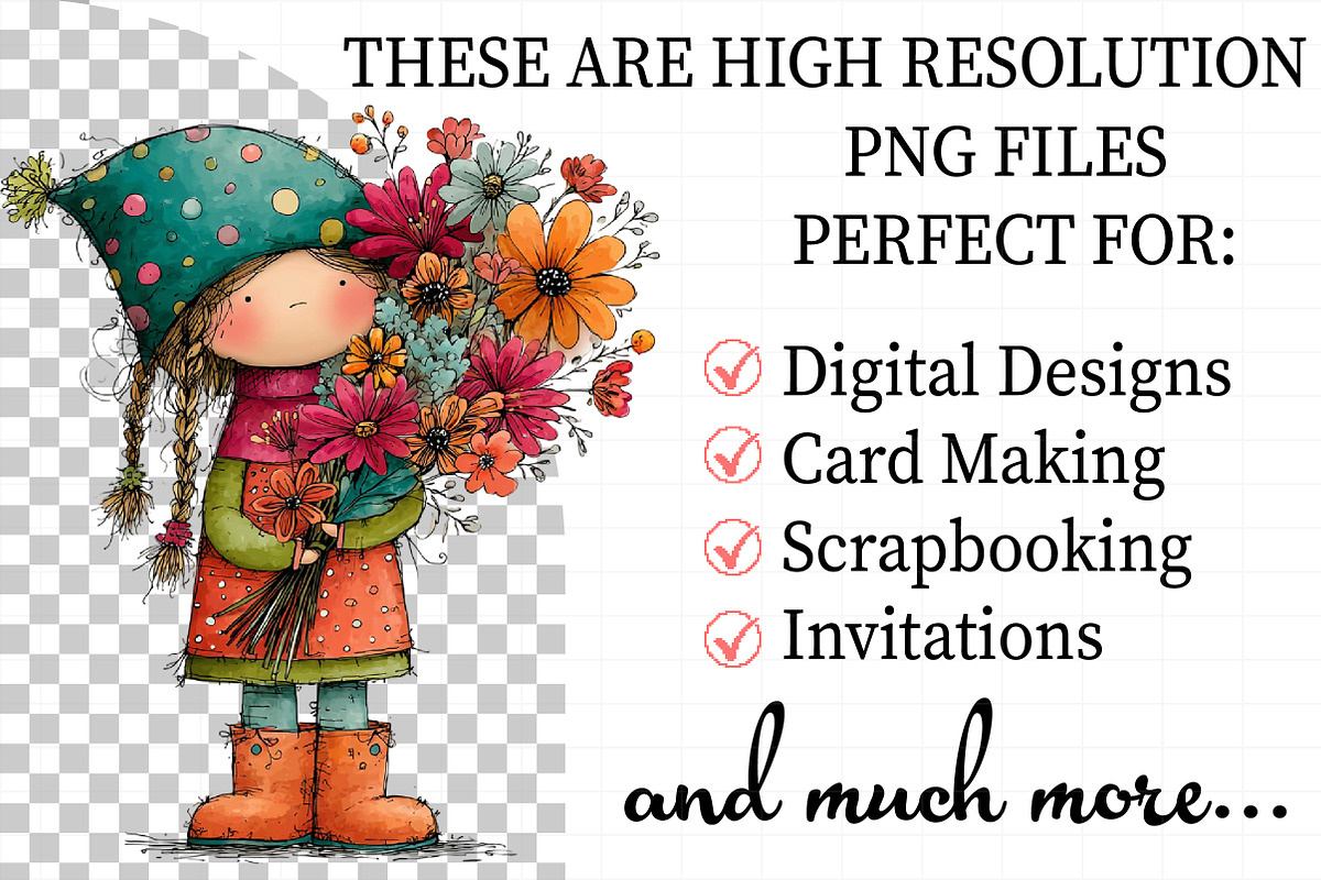 Watercolor Valentines Gnome Clipart, an Illustration by Daily.Designs (Photo 2 of 5)