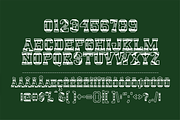 End Zone, a Serif Font by Kitaleigh (Thumbnail 2 of 2)
