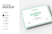 Editable Certificate Mockup Design, a Product Mockup by graphypix (Thumbnail 2 of 4)