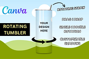 Animated Rotating Tumbler Mockup, a Cups & Container Mockup by NoemieDesigns (Thumbnail 1 of 4)