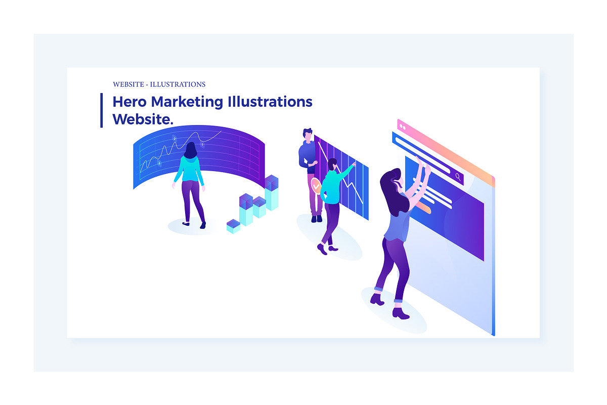 Marketing & Courses Illustrations, an Illustration by marwa_elgendy (Photo 7 of 27)