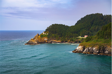 Heceta Head Lighthouse on the, an Architecture Photo by Nick Fox