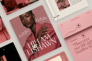 Pink Melanin Canva Templates for IG, a Social Media Template by JOA CREATIVE LAB (Thumbnail 6 of 6)