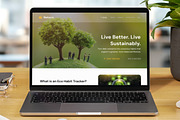 Nateco - Eco Habit Tracker Landing, an App Template by twinstd (Thumbnail 5 of 5)