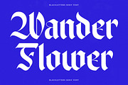 Wilfred Knights Modern Blackletter, a Blackletter Font by timelesstype.co (Thumbnail 8 of 20)