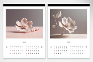 Beautiful 2024 Calendar With Flowers