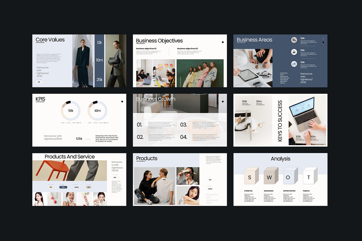 Business Plan Presentation Template preview 7