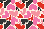 Love hearts pattern, a Pattern Graphic by Art's and patterns (Thumbnail 2 of 2)