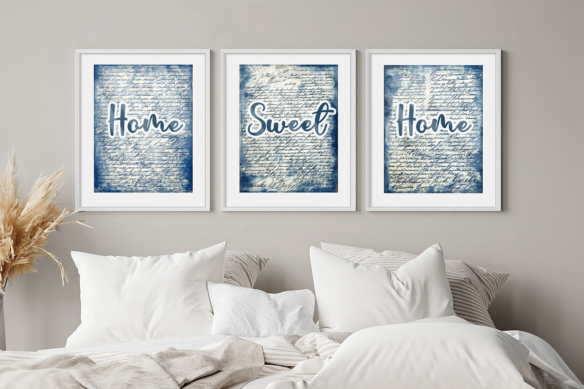 Blue Letter Manuscripts Scrapbooks, a Background Graphic by V Design Creator (Photo 6 of 12)