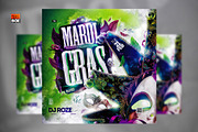Flyer Template Mardi Gras Party, a Flyer Template by MonkeyBOX (Thumbnail 1 of 3)
