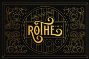 ROTHE - Vintage Luxury Font, a Serif Font by Konstantine Studio (Thumbnail 1 of 8)