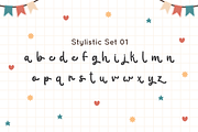 Crafty Saturday - Handwritten Font, a Script Font by Attype (Thumbnail 6 of 8)