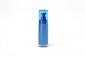 Pump Bottle Mockup, a Packaging Mockup by Qaleb Studio
