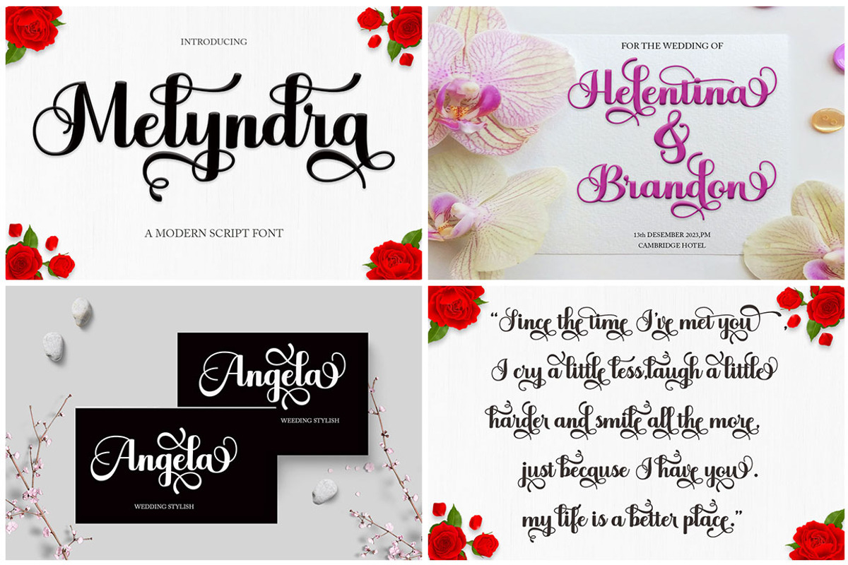 The Modern Calligraphy Font Bundle, a Script Font by Has_rizal (Photo 22 of 28)