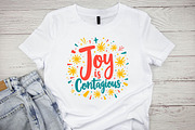 Joy is Contagious SVG, an Illustration by Awieee1 (Thumbnail 2 of 4)