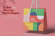 AVALON Retro Abstract Shapes ver 4, a Decorative Illustration by LEROY Design (Thumbnail 4 of 10)