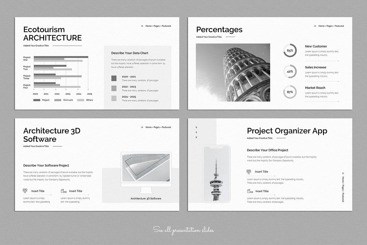 Architecture Portfolio Presentation, a Presentation Template by TemplatesForest (Photo 5 of 8)