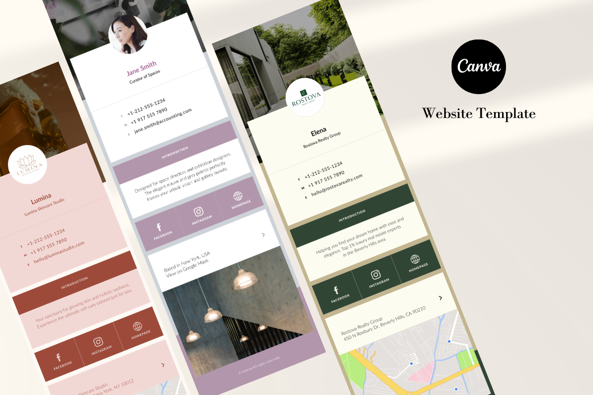 Art Curator Link in Bio Website, a Landing Page Template by batang (Photo 5 of 5)
