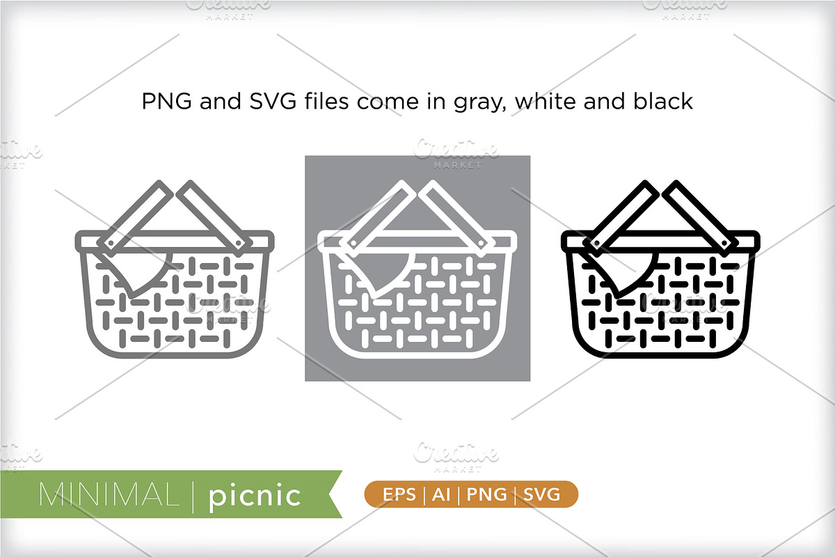 Minimal picnic icons, an Outline Icon by Picture Window